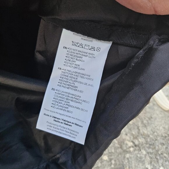 New Balance Backpack Draw String Bag Gum Sack Water Proof Bag - Picture 10 of 11